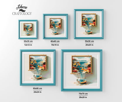 Fish Out to Sea - Time Limited Exclusive Diamond Painting Kit