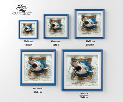 Jaws Unleashed - Time Limited Exclusive Diamond Painting Kit