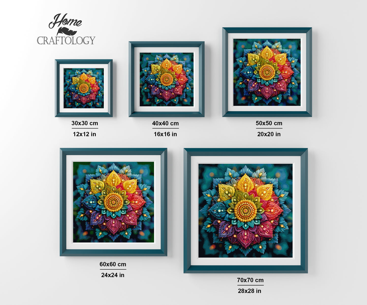 Jewel Petal Mandala - Time Limited Exclusive Diamond Painting Kit