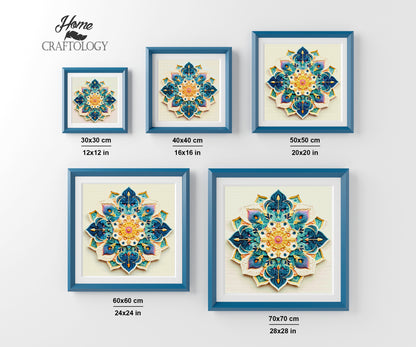 Liquid Light Mandala - Time Limited Exclusive Diamond Painting Kit