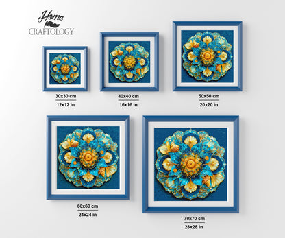 Ocean Flow Mandala - Time Limited Exclusive Diamond Painting Kit