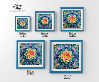Petal Burst Mandala - Time Limited Exclusive Diamond Painting Kit