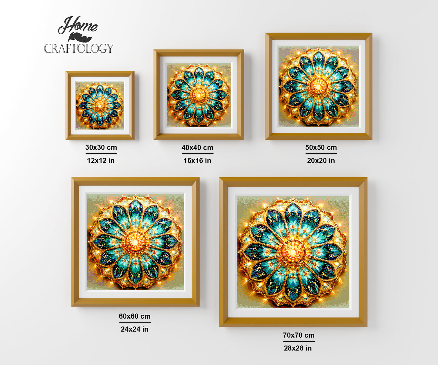 Radiant Sun Mandala - Time Limited Exclusive Diamond Painting Kit