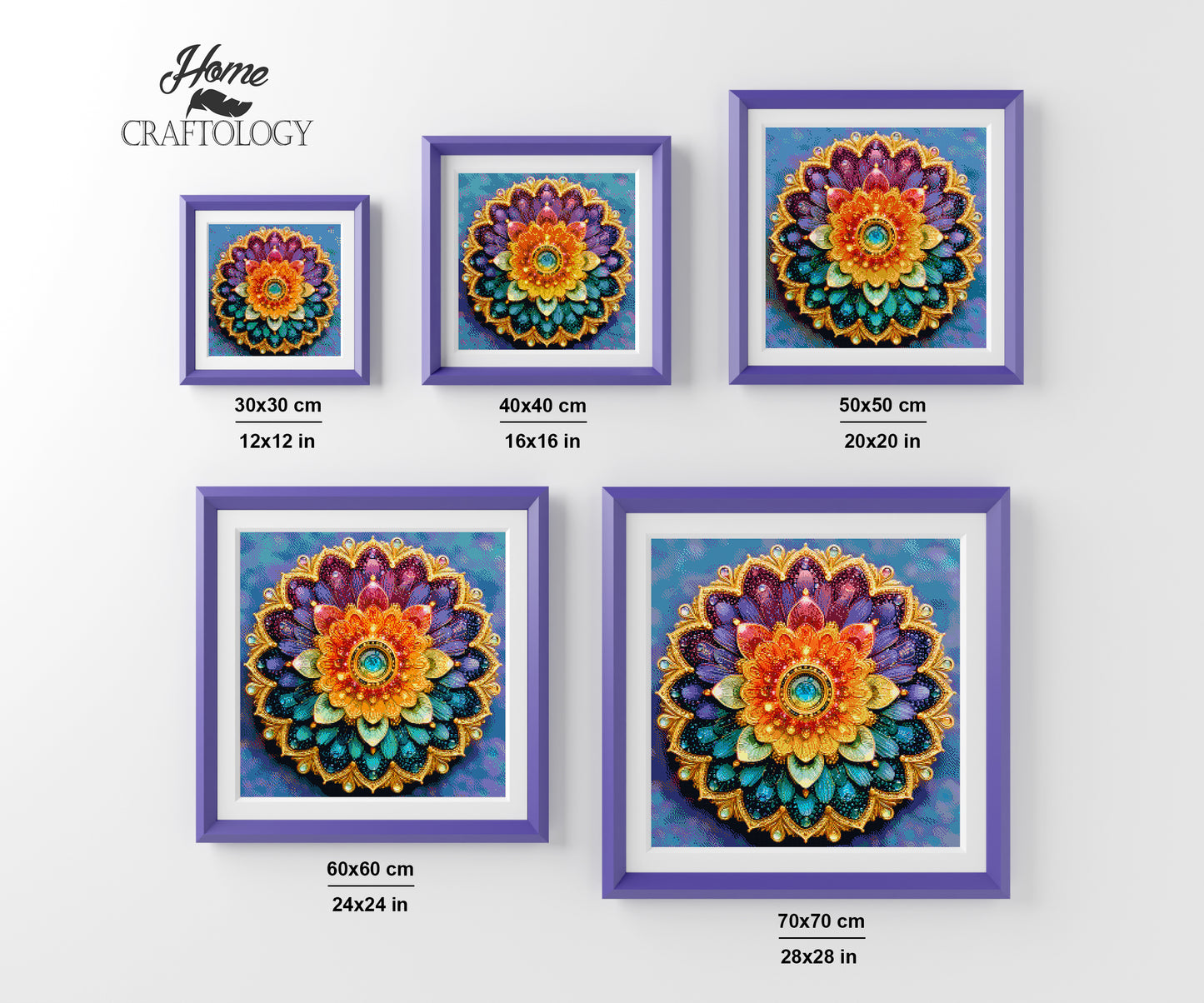 Rainbow Aura Mandala - Time Limited Exclusive Diamond Painting Kit