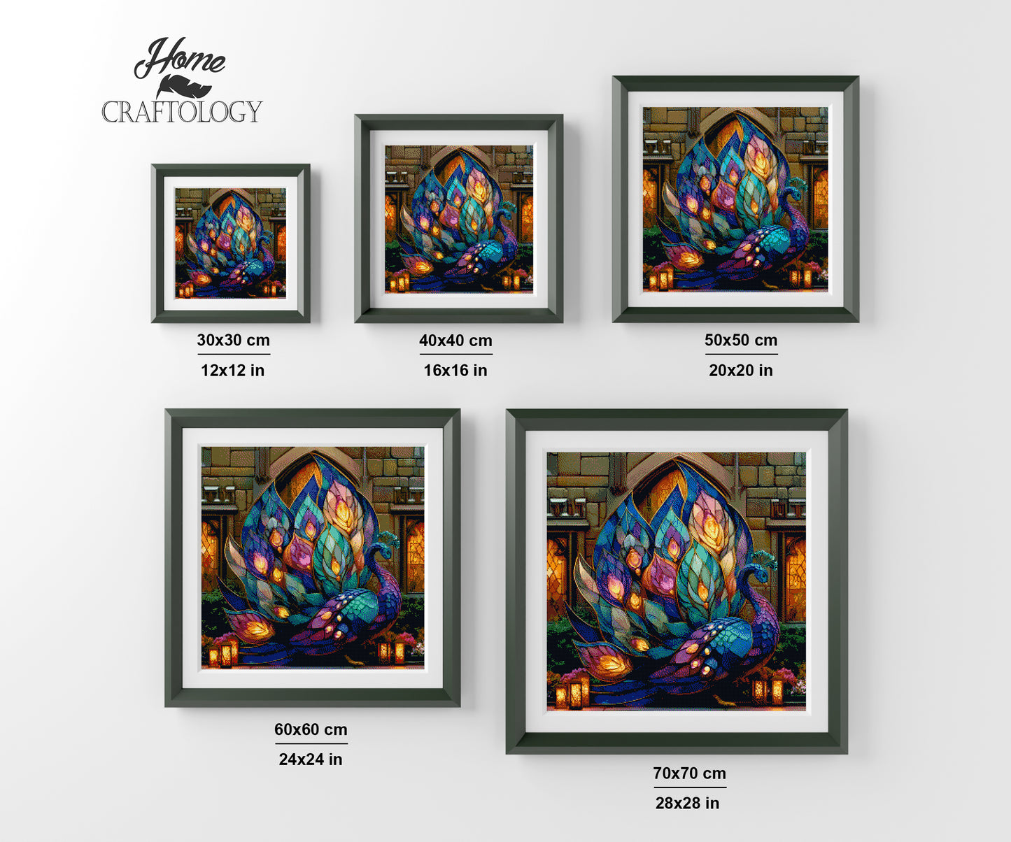 Crystal Peacock - Time Limited Exclusive Diamond Painting Kit