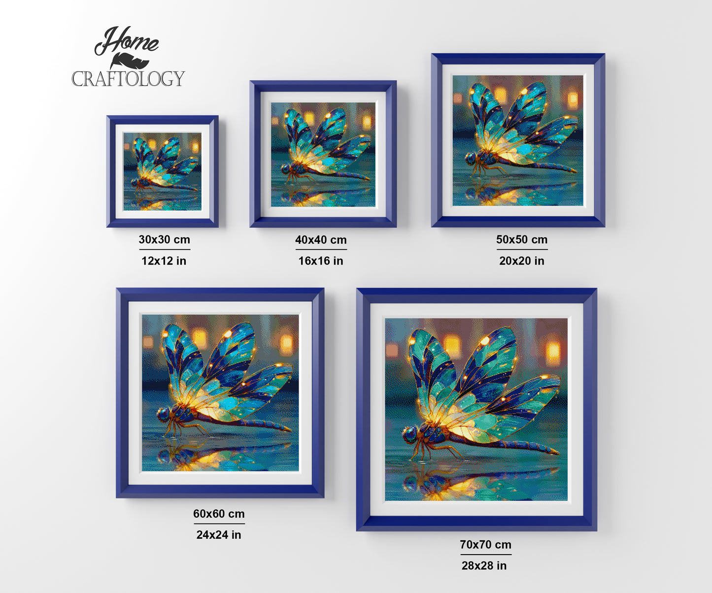 Crystal Winged Dragonfly - Time Limited Exclusive Diamond Painting Kit