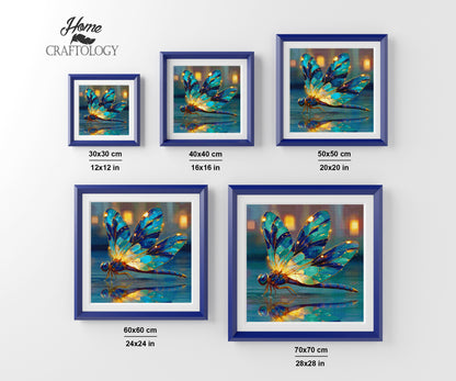 Crystal Winged Dragonfly - Time Limited Exclusive Diamond Painting Kit
