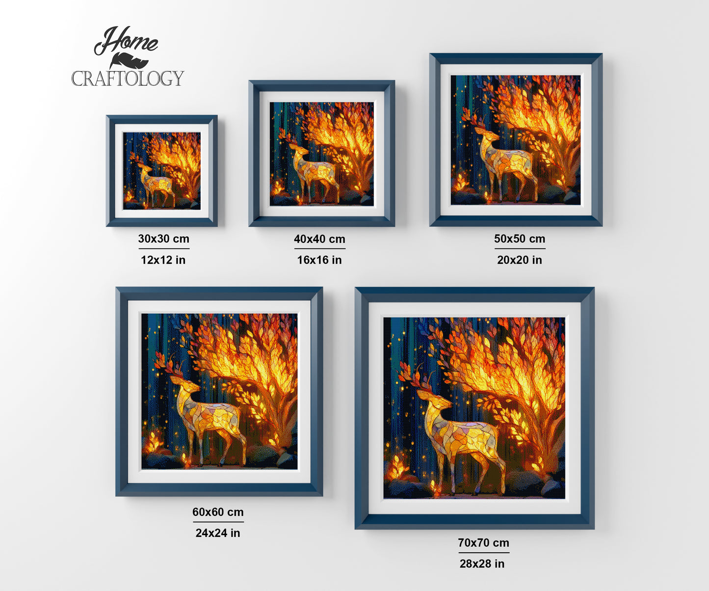 Deer in Enchanted Forest - Time Limited Exclusive Diamond Painting Kit