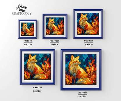 Glowing Glass Fox - Time Limited Exclusive Diamond Painting Kit