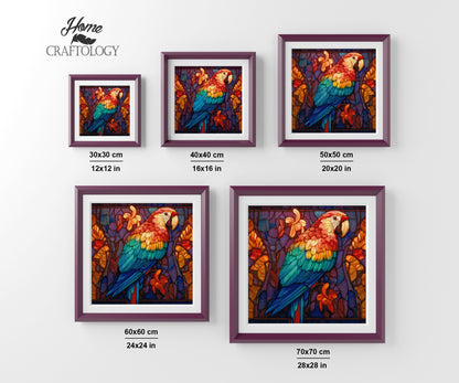 Parrot in a Tree - Time Limited Exclusive Diamond Painting Kit