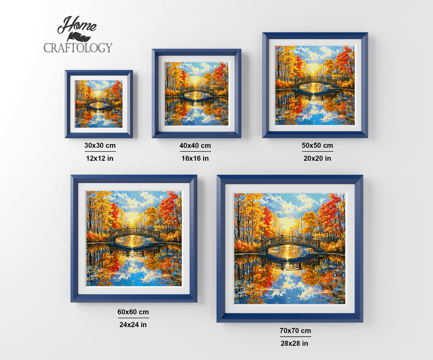 Bridge Crossing Calm Waters - Time Limited Exclusive Diamond Painting Kit