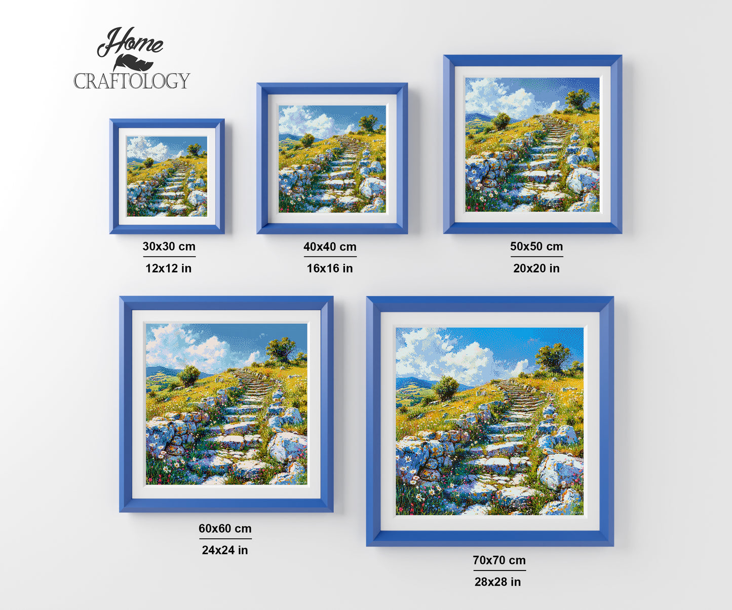 Steps Set in Stone - Time Limited Exclusive Diamond Painting Kit