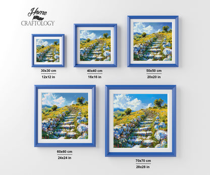 Steps Set in Stone - Time Limited Exclusive Diamond Painting Kit