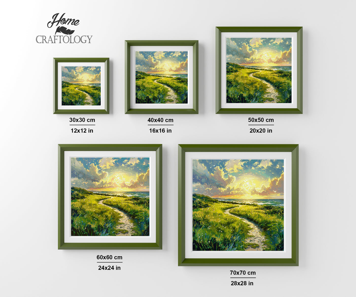 Sunlit Path - Time Limited Exclusive Diamond Painting Kit