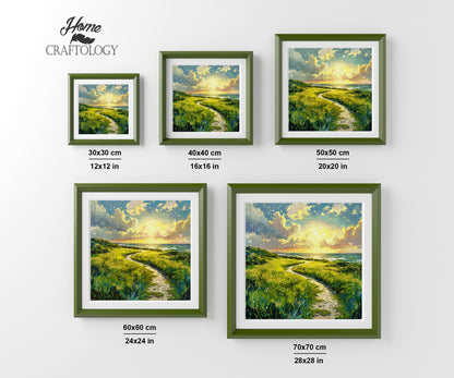 Sunlit Path - Time Limited Exclusive Diamond Painting Kit