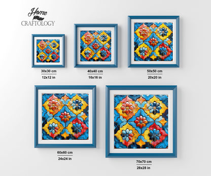 Layered Petal Design - Time Limited Exclusive Diamond Painting Kit