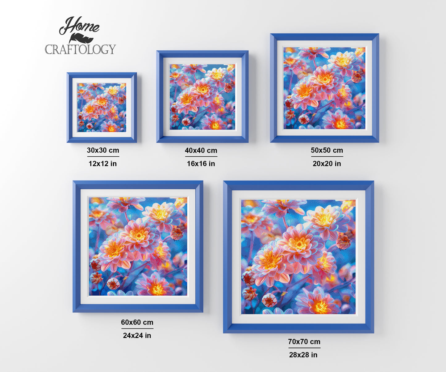 Golden Petal Glow - Time Limited Exclusive Diamond Painting Kit