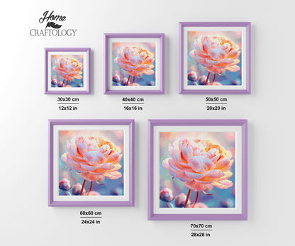 Soft Glow Peony - Time Limited Exclusive Diamond Painting Kit