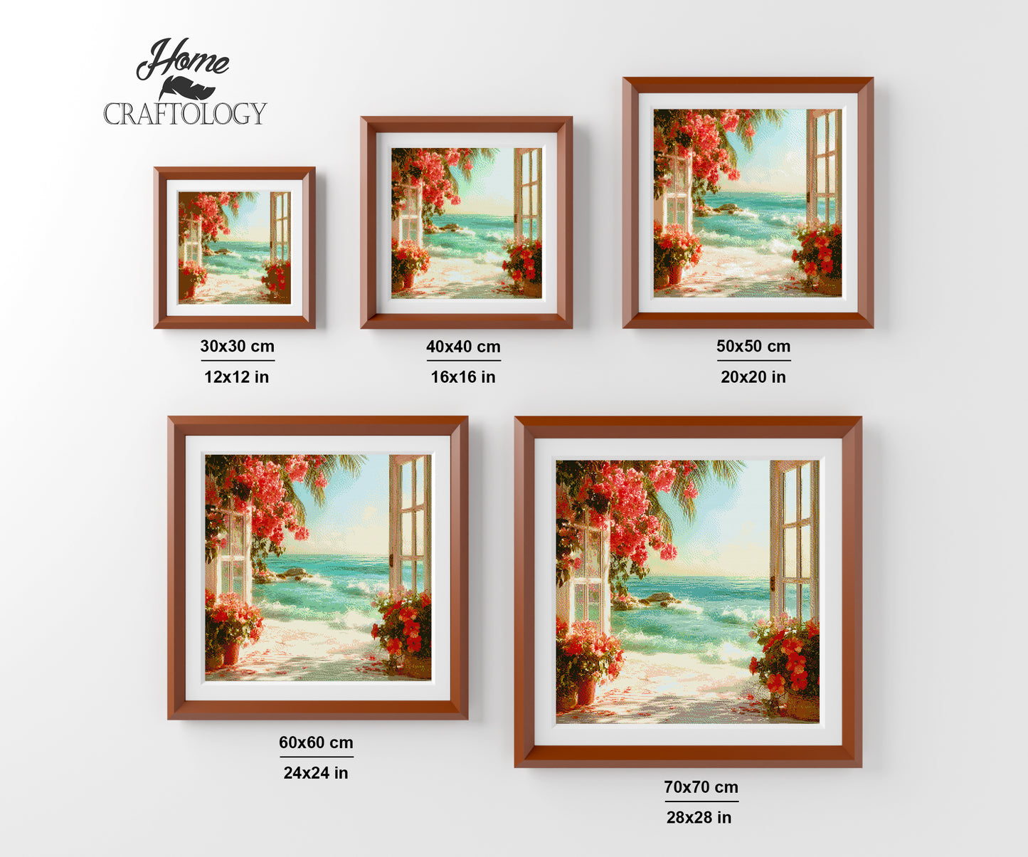 Blooming Sea Breeze - Time Limited Exclusive Diamond Painting Kit