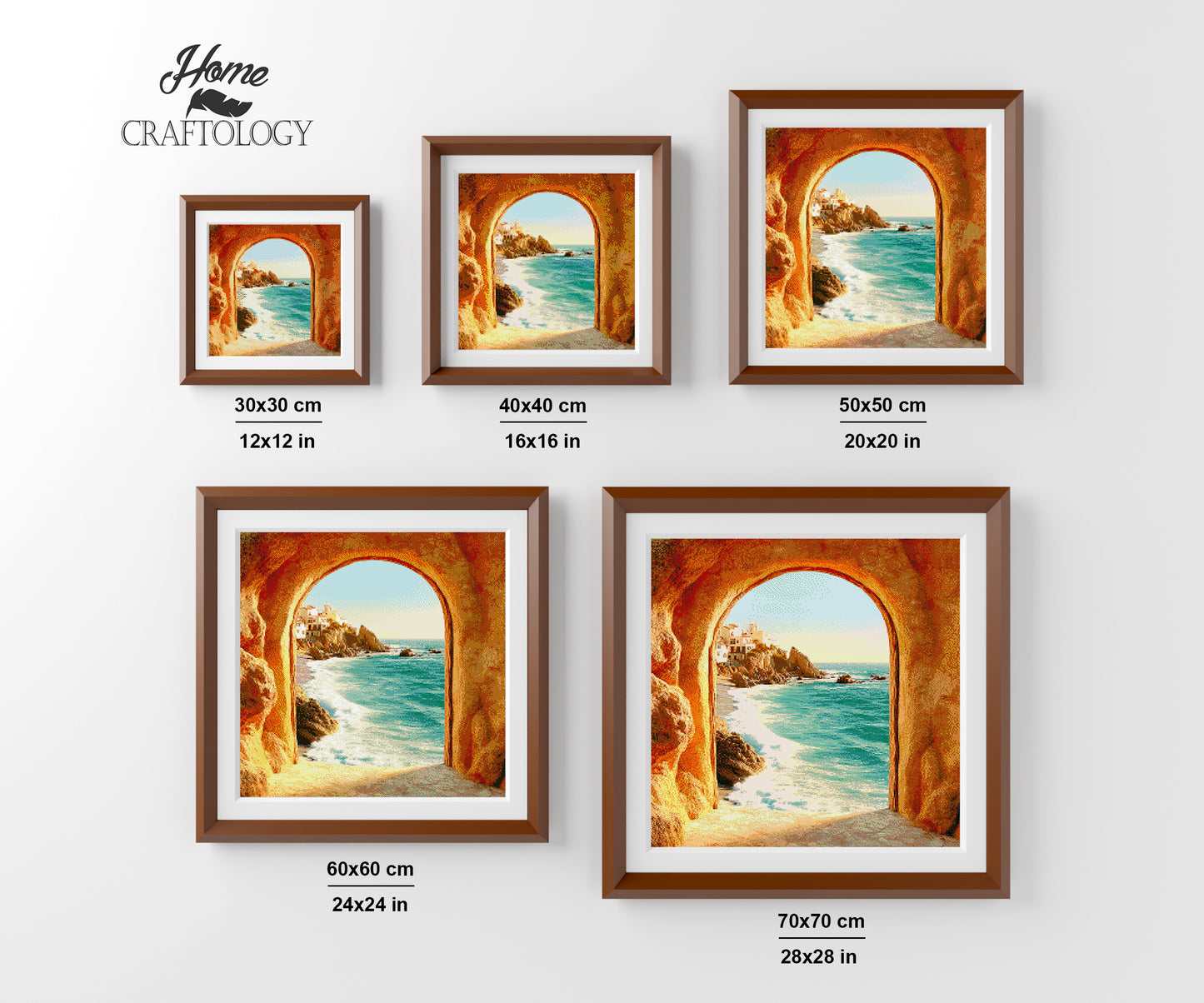 Coastal Arch Escape - Time Limited Exclusive Diamond Painting Kit
