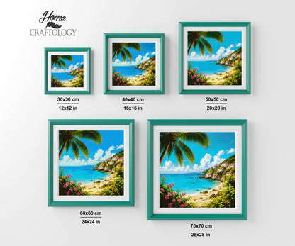 Coastal Paradise View - Time Limited Exclusive Diamond Painting Kit