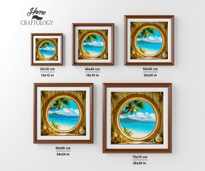 Crystal Coast Window - Time Limited Exclusive Diamond Painting Kit