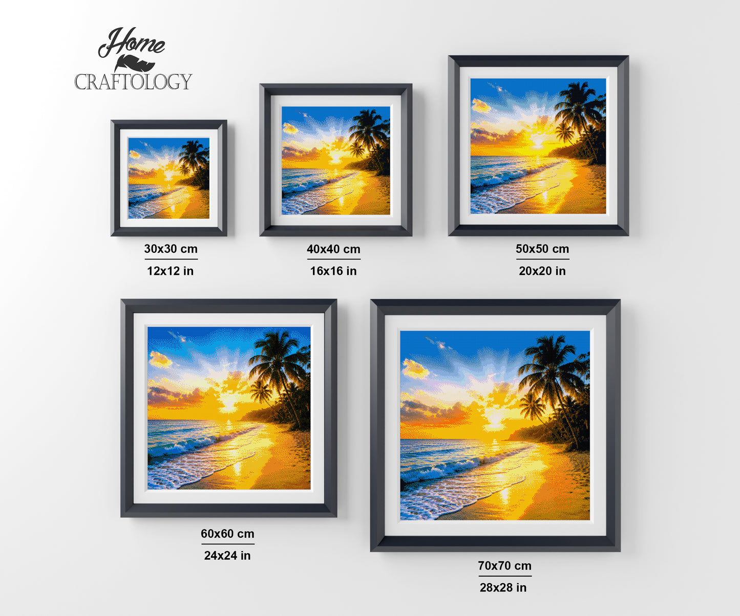 Golden Shoreline - Time Limited Exclusive Diamond Painting Kit