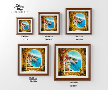Mediterranean Coastline - Time Limited Exclusive Diamond Painting Kit