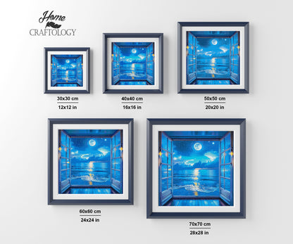 Ocean View at Night - Time Limited Exclusive Diamond Painting Kit
