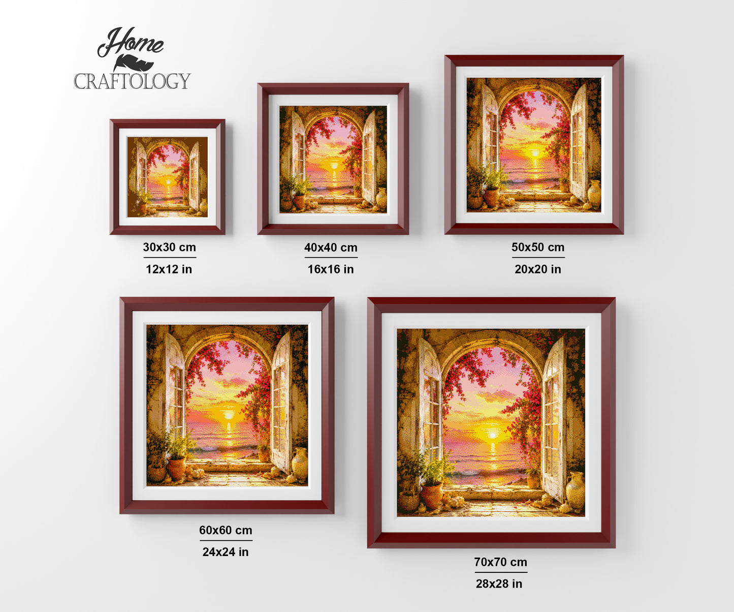 Sunset Bloom Escape - Time Limited Exclusive Diamond Painting Kit