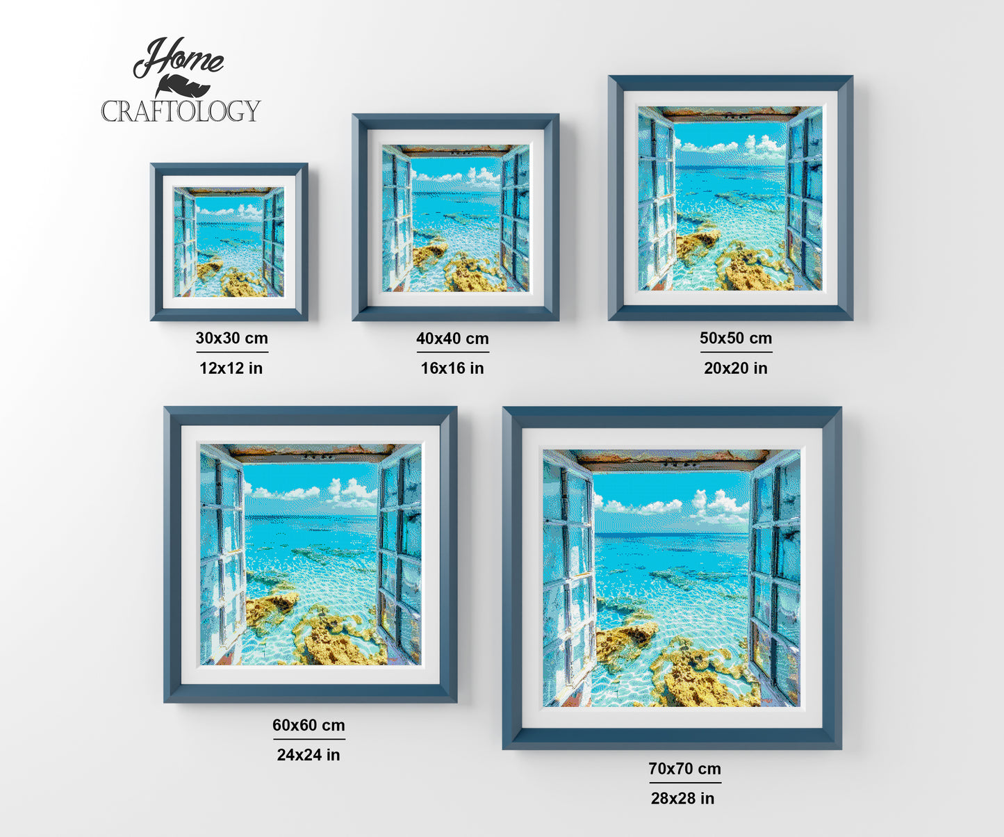 Tropical Crystal Lagoon - Time Limited Exclusive Diamond Painting Kit