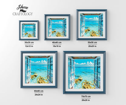 Tropical Crystal Lagoon - Time Limited Exclusive Diamond Painting Kit