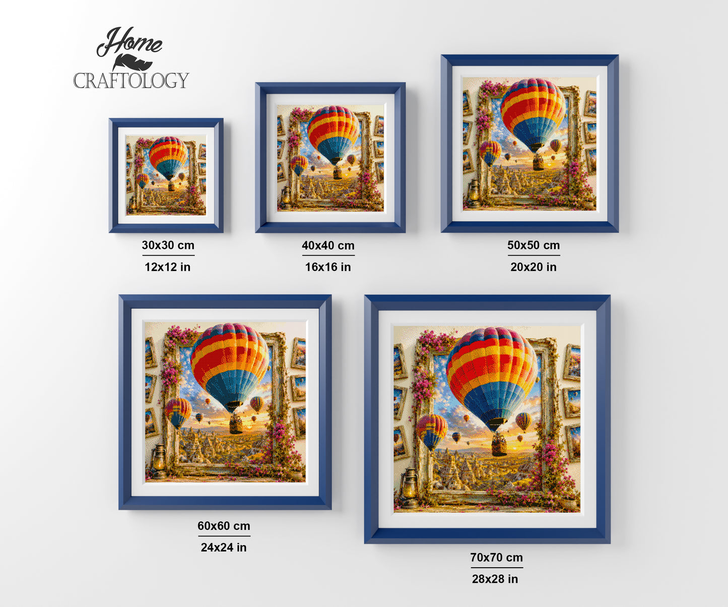 Balloon Valley Escape - Time Limited Exclusive Diamond Painting Kit