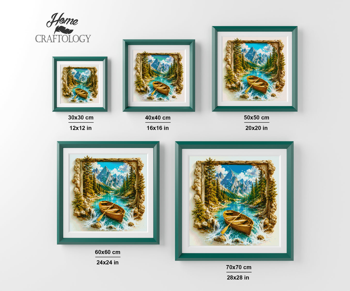 Beyond the Mountain Waters - Time Limited Exclusive Diamond Painting Kit