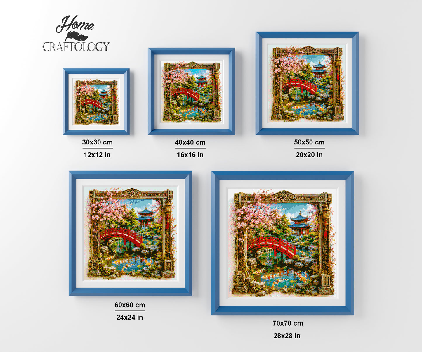 Sakura Pond Retreat - Time Limited Exclusive Diamond Painting Kit