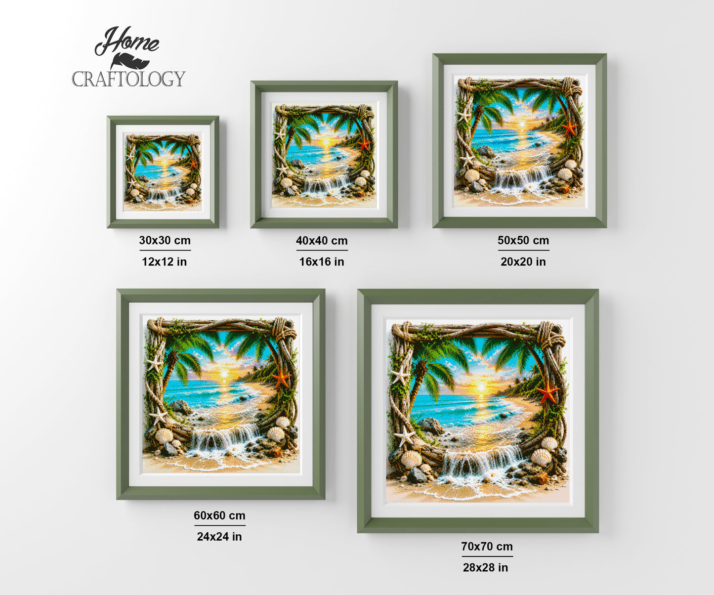Tropical Sunset - Time Limited Exclusive Diamond Painting Kit
