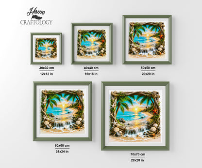 Tropical Sunset - Time Limited Exclusive Diamond Painting Kit