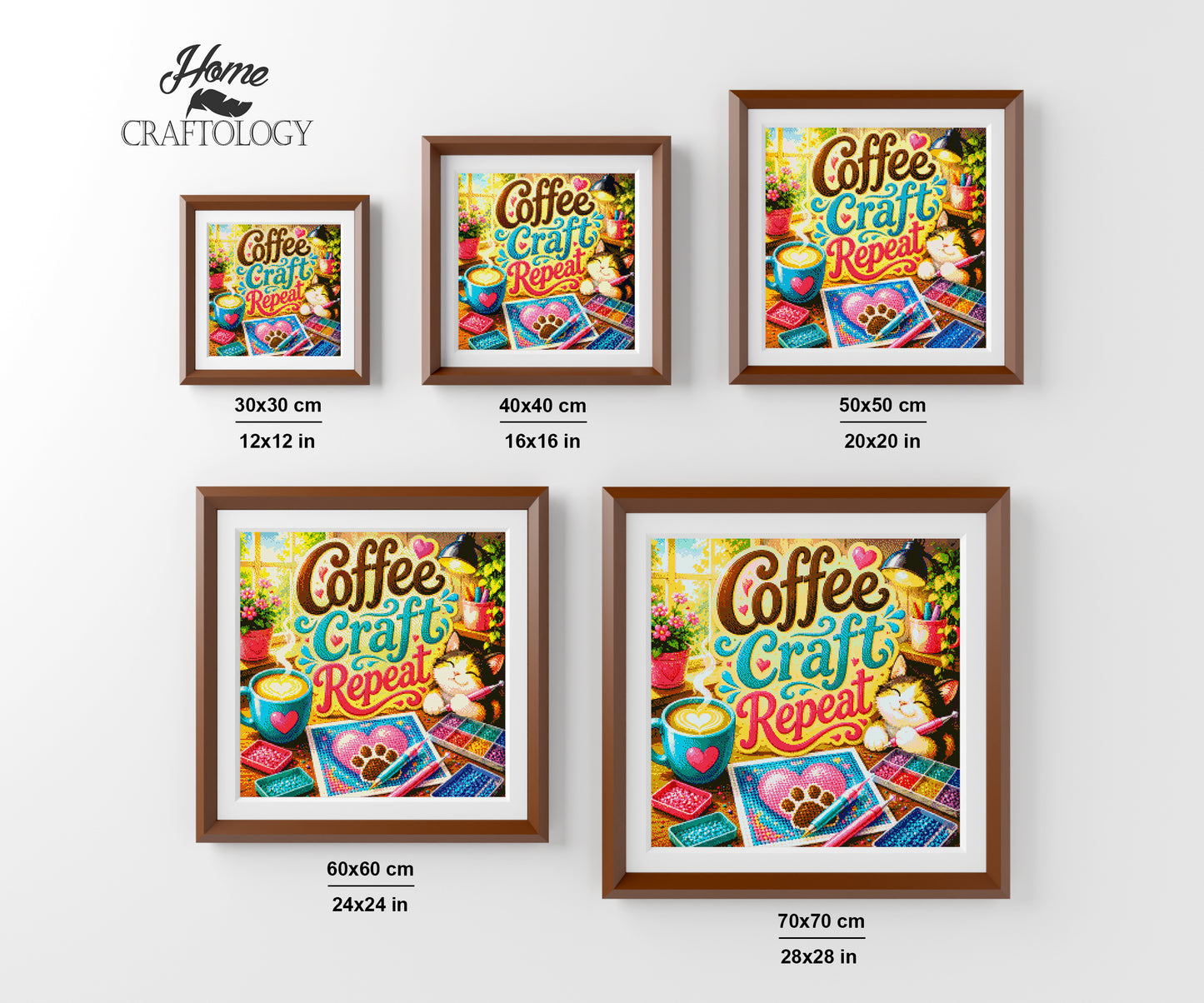 Coffee Craft Repeat - Time Limited Exclusive Diamond Painting Kit