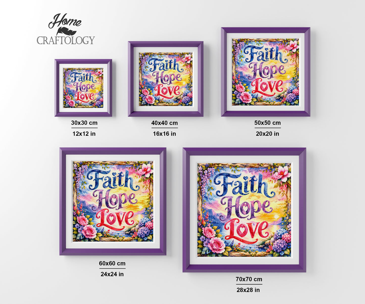 Faith Hope Love - Time Limited Exclusive Diamond Painting Kit