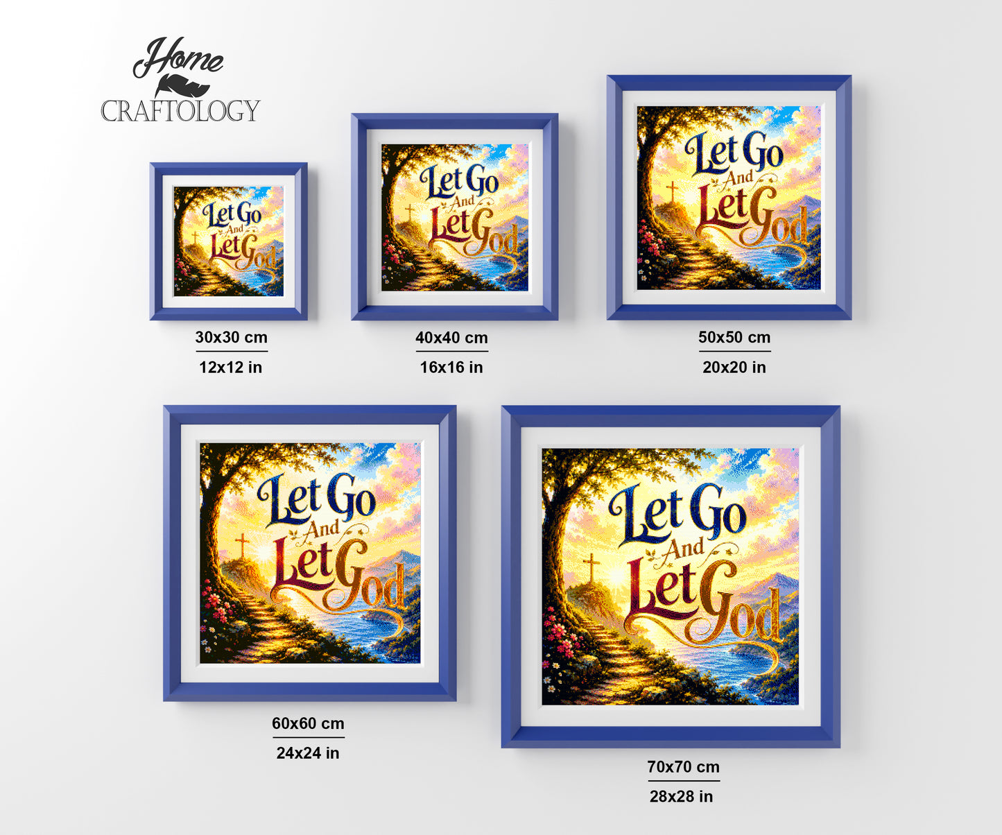 Let Go And Let God - Time Limited Exclusive Diamond Painting Kit