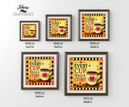 Every Cup Tells a Story - Time Limited Exclusive Diamond Painting Kit