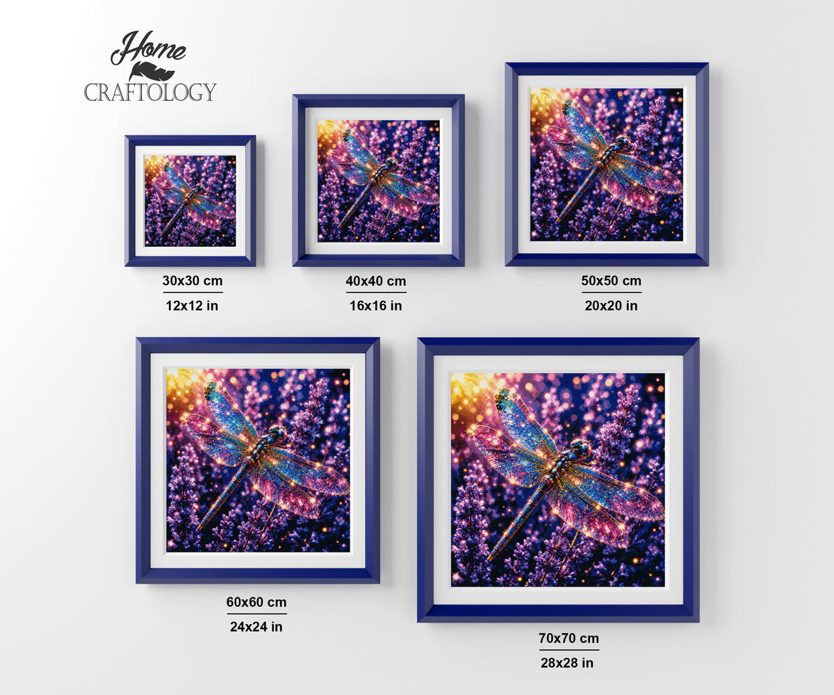 Amethyst Dragonfly - Time Limited Exclusive Diamond Painting Kit