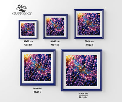 Amethyst Dragonfly - Time Limited Exclusive Diamond Painting Kit