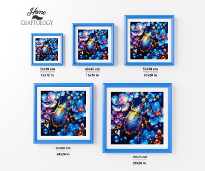 Sapphire Bettle - Time Limited Exclusive Diamond Painting Kit