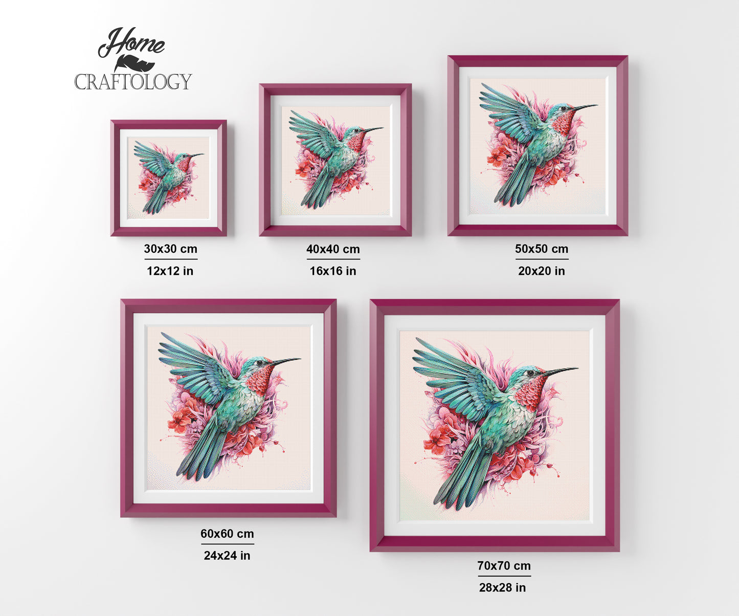 Green Hummingbird - Exclusive Premium Diamond Painting Kit