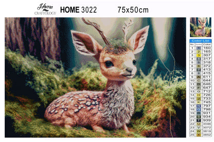 Deer Resting - Premium Diamond Painting Kit