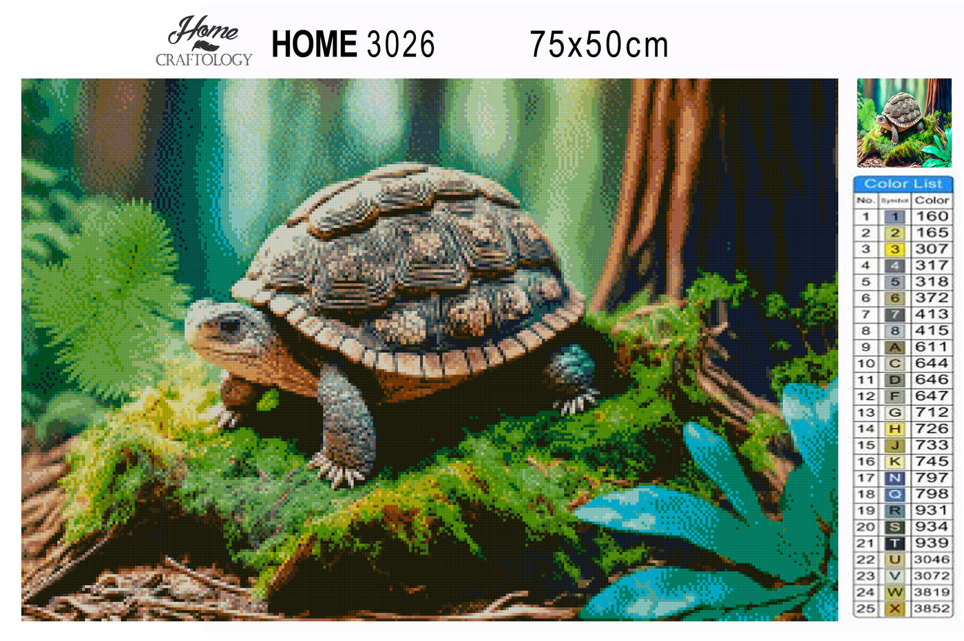 Tortoise - Premium Diamond Painting Kit