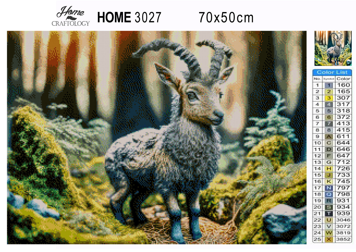 Wild Goat - Premium Diamond Painting Kit