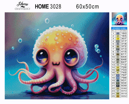 Baby Octopus - Premium Diamond Painting Kit