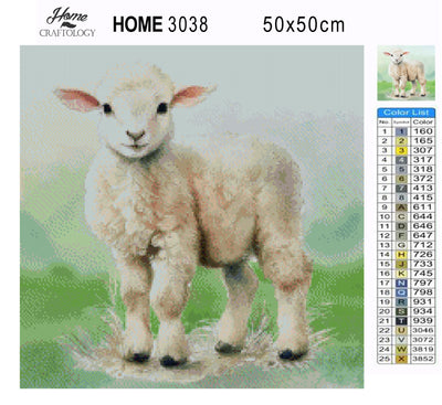 Sheep Painting - Premium Diamond Painting Kit